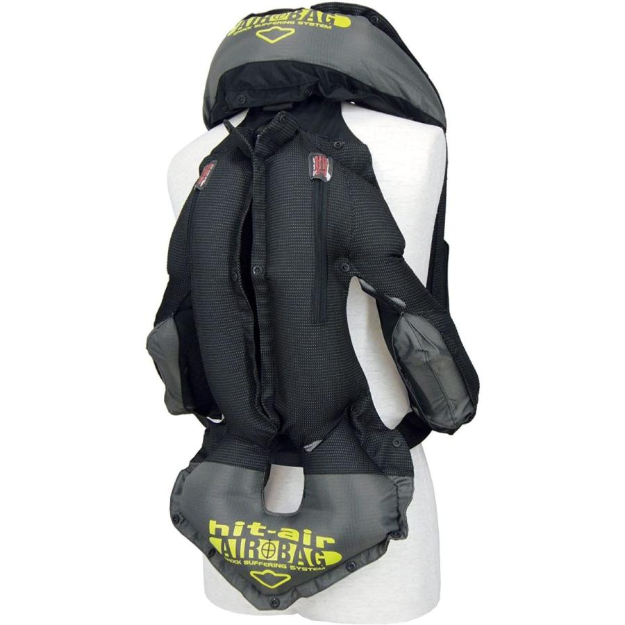 驚きの安さ Hit-air(無限電光)エアーバッグベストブラックL MLV-RC