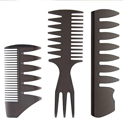 コーム メンズ ヘアコーム 3個セット スタイリングコンビ ブラシ デュアルサイド ラージワイドトゥース オイルヘアピック 美髪理髪道具 W Hydrangea Field 通販 Yahoo ショッピング