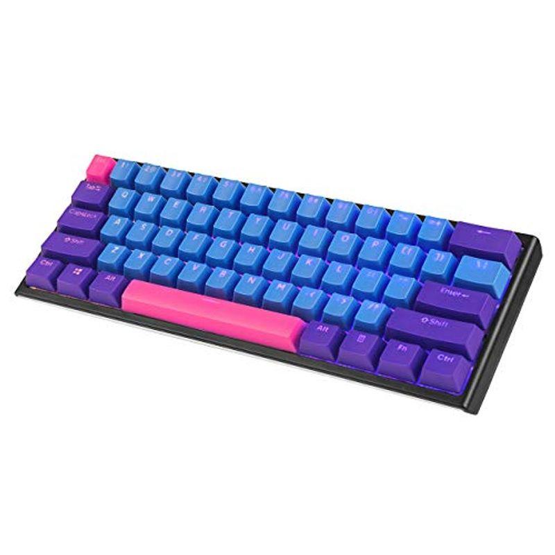 BOYI 61ミニキーボード Boyi 60%メカニカルゲームキーボード PBTキーキャップ Typp-Cケーブル 有線チェリーMXスイッチ 61ミニキーボード Boyi 60%メカニカルゲームキーボード PBTキーキャップ Typp Cケーブル 有線チェリーMXスイッチ