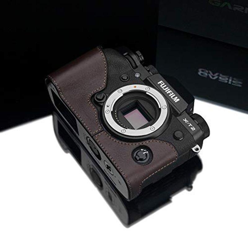 GARIZ FUJIFILM X-T3/X-T2 兼用 本革カメラケース XS-CHXT3BR ブラウン FUJIFILM T3/X T2 兼用 本革カメラケース XS CHXT3BR ブラウン
