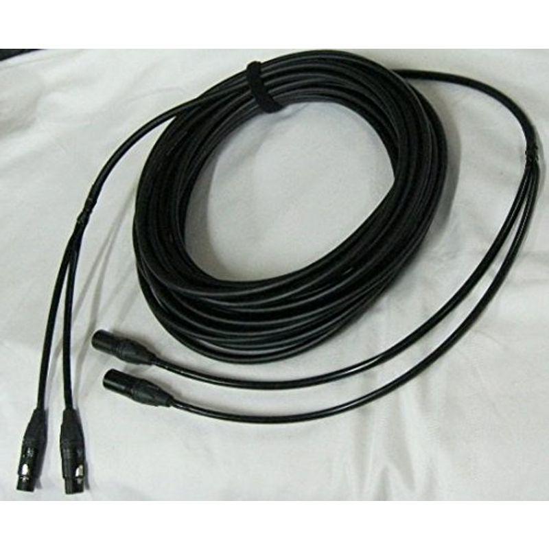 PA用 2チャンネル スピーカーケーブル XLRタイプ 10m 黒 （CANARE 4S8） 2023041402122600940