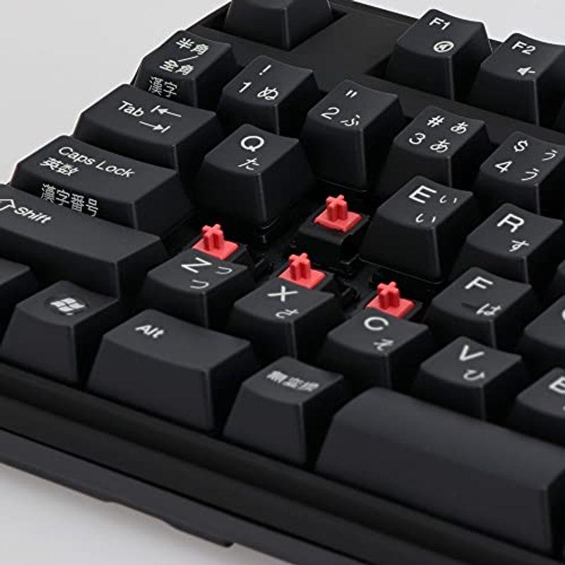 【新商品】 オウルテック CHERRY静音赤軸 日本語109フルキー メカニカルキーボード Nキーロールオーバー対応 パームレスト付属 滑り防止ラバース 【1898777363】(9712円)