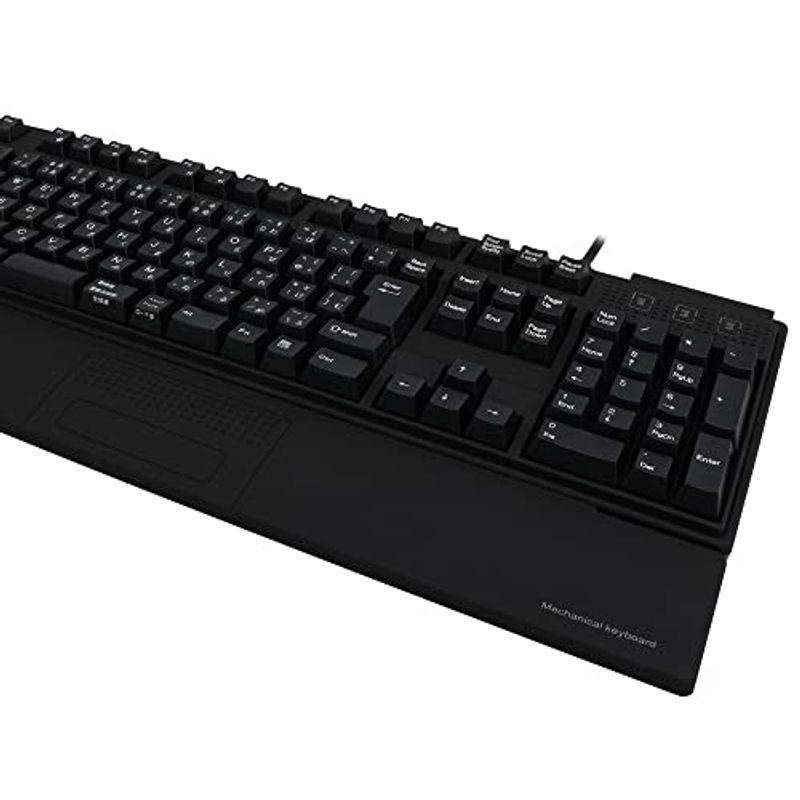 【新商品】 オウルテック CHERRY静音赤軸 日本語109フルキー メカニカルキーボード Nキーロールオーバー対応 パームレスト付属 滑り防止ラバース 【1898777363】(9712円)