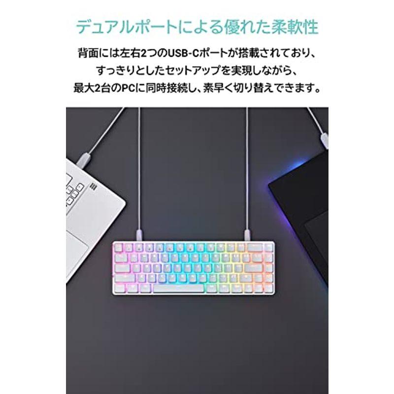 ASUS ゲーミングキーボード ROG Falchion Ace (65%レイアウト/ROG NXメカニカルスイッチ/デュアルUSB-C/タ ゲーミングキーボード ROG Falchion Ace 65%レイアウト/ROG NXメカニカルスイッチ/デュアルUSB C/タ