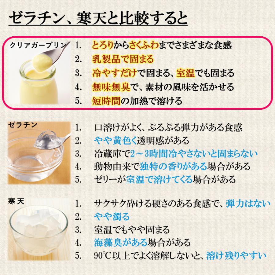 【クリアガープリン(500g)】 手作り 簡単 デザートの素 プリンの素 アガー 青葉化成 『送料無料』 |  | 07