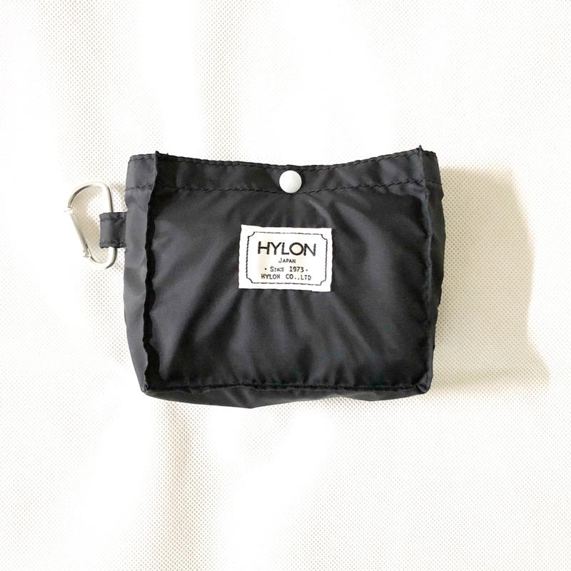 エコバッグ コンパクト袋付き /HYLON 日本製 ナイロン素材 A4可
