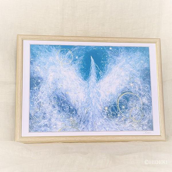 絵画 インテリア 鳳凰 〜天翔ける〜 L 風水画 玄関 おしゃれ