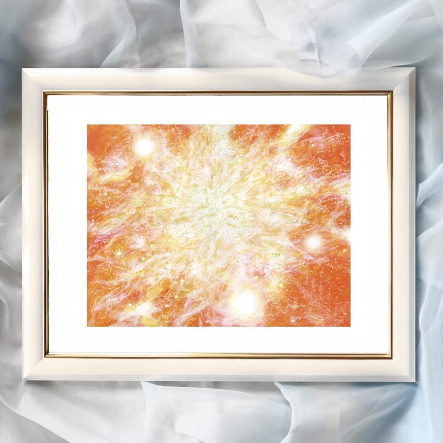 男女兼用 絵画 インテリア M 心の中心太陽 額付 壁掛け 開運 プレゼント おしゃれ 風水 玄関 洋画 Businessinlights Com Au