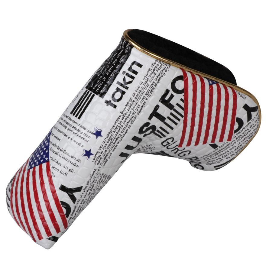 スコッティキャメロン適用 パターカバー ピンタイプ用 米国旗柄 マジックテープ開閉式 最大85%OFFクーポン 送料無料 新作モデル