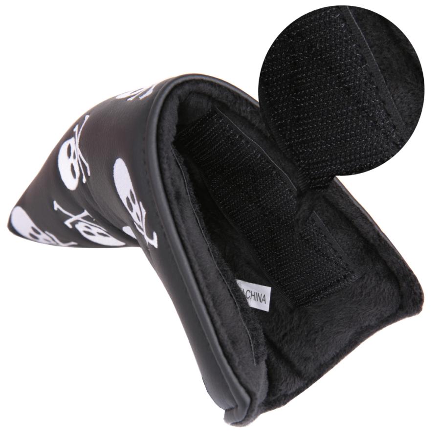 パターカバー スカル刺繍 ブレード ピンタイプ オデッセイパター