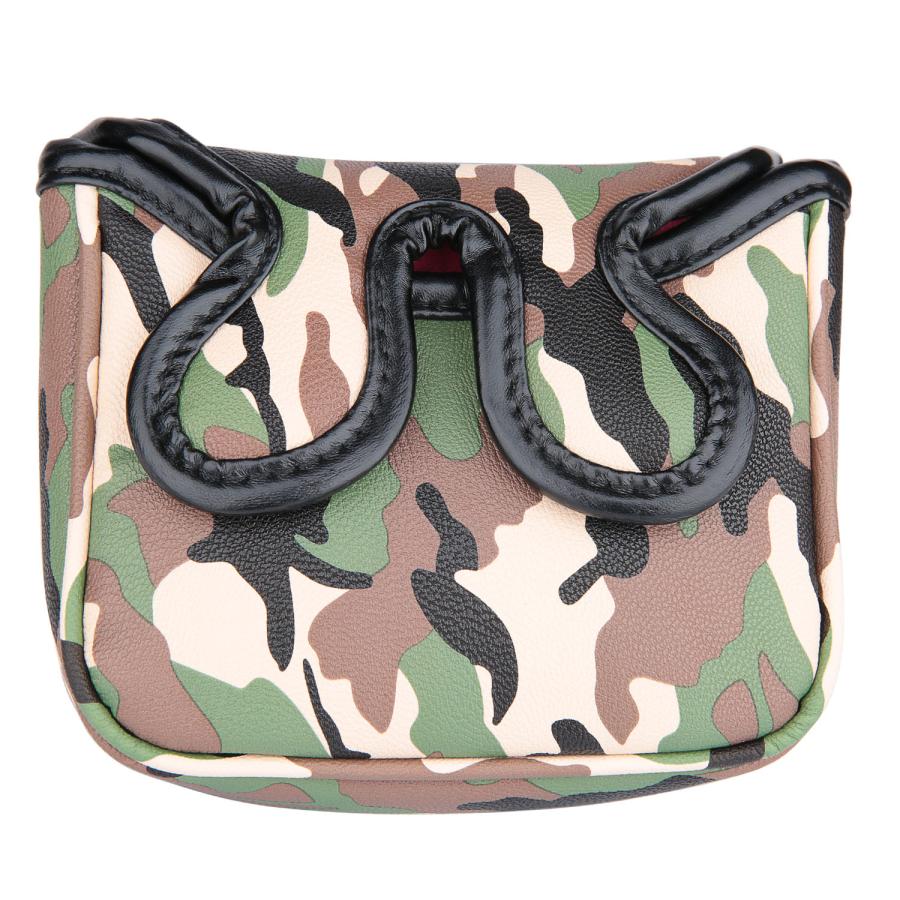 パターカバー ゴルフヘッドカバー マレット用 小型マレット用