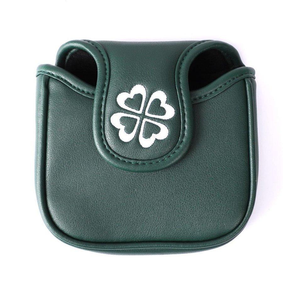 ゴルフヘッドカバー パターカバー マグネット付け マレット用 レッド小型 オデッセイ２ボール・テーラーメイド スパイダーパターに対応 クローバー模様 |  | 08