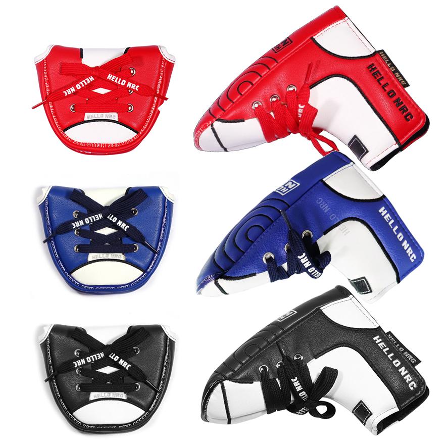 パターカバー ヘッドカバー オデッセイ 2ボールに対応 マレット用 マグネットタイプ  ピンタイプ用 スコッティーキャメロン オデッセイに適合  スニーカー | 