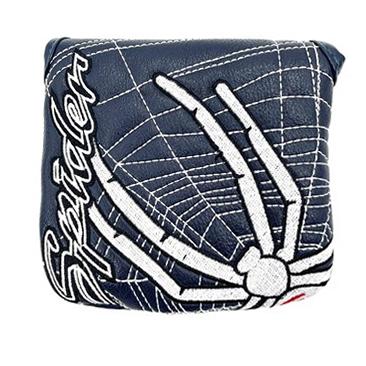 ゴルフヘッドカバー パターカバー マグネット付け マレット用 オデッセイ２ボール・テーラーメイド スパイダー spider 黒 赤 緑 白 紺 ブラウン 送料無料 |  | 05