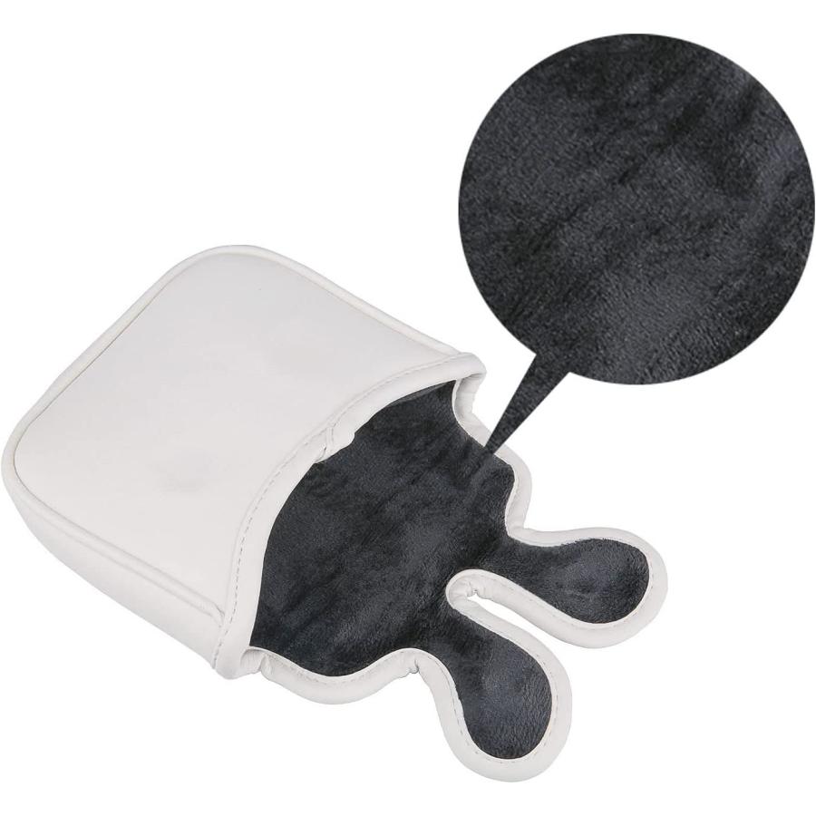 パターカバー ゴルフヘッドカバ ーマレット用 レッド小型 オデッセイ2