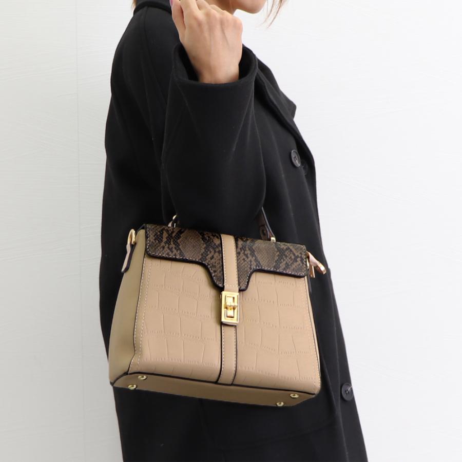 【新品未使用】リアルパイソン　ハンドバッグ sankyo shokai（三京商会） ハンドバッグ パイソンレザー トートバッグ