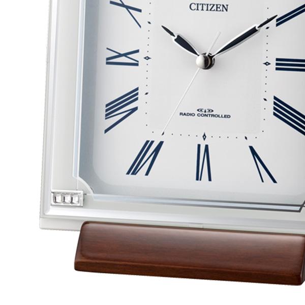 CITIZEN 電波クロック 掛置兼用 4RY712-003 シチズン テーブルクロック｜hyobando｜04