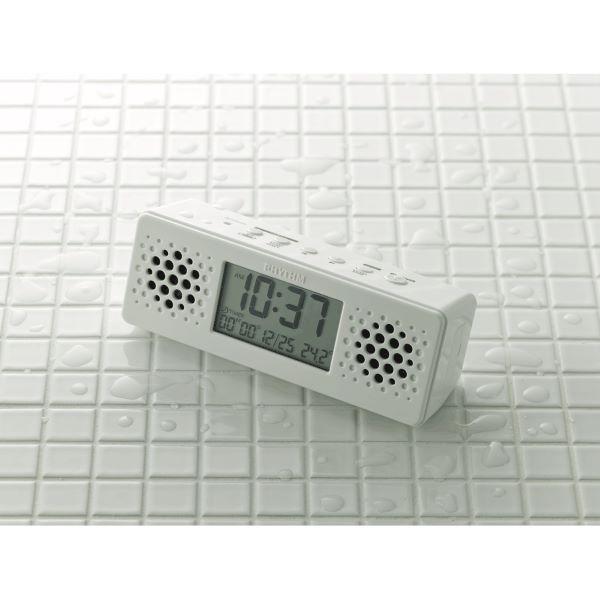 RHYTHM（時計） RHYTHM オーディオバスクロック 防水 Bluetooth