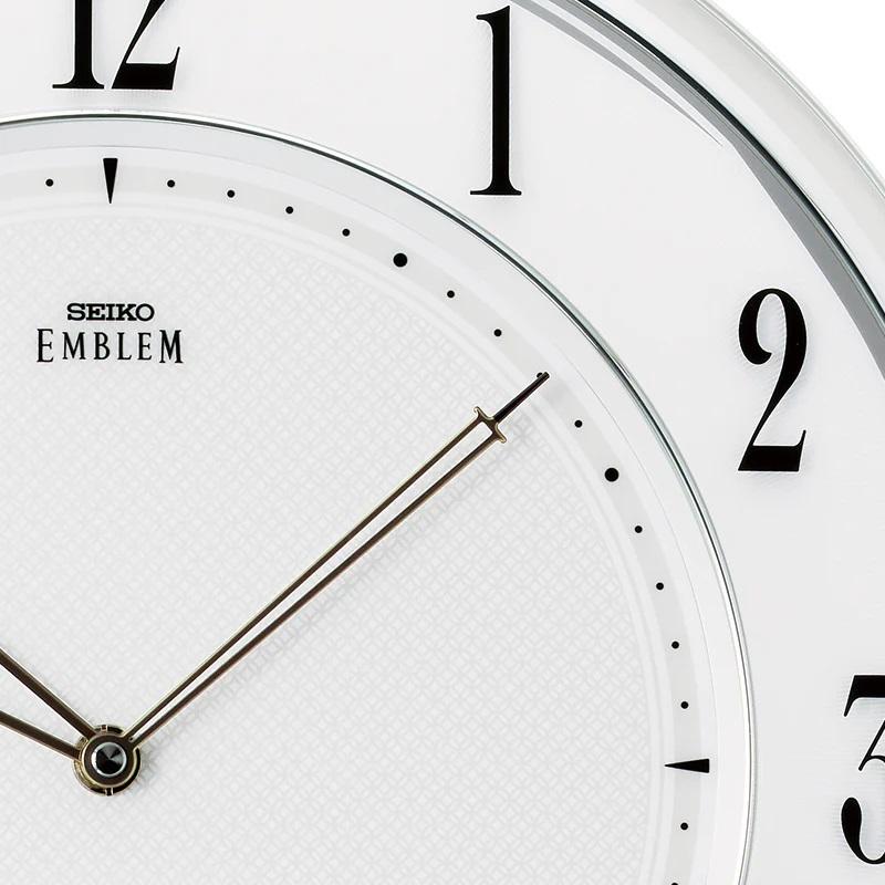 SEIKO EMBLEM 薄型電波クロック ハイグレードクロック 七宝文様 アラビア数字 セイコー エムブレム 薄型 壁掛け時計 | SEIKO | 02