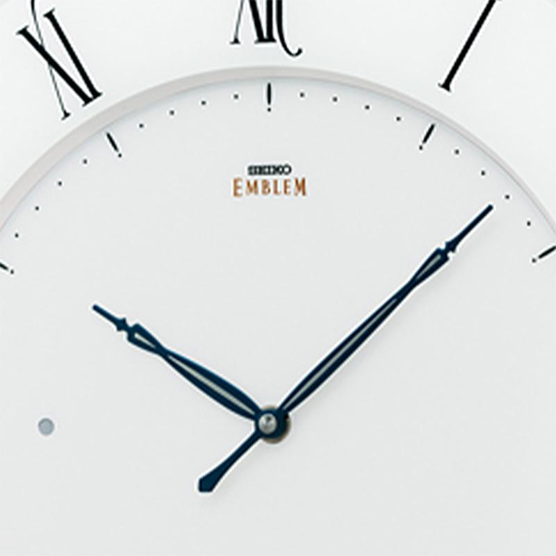 SEIKO EMBLEM 薄型電波クロック ハイグレードクロック ローマ数字 セイコー エムブレム 薄型 壁掛け時計 | SEIKO | 02