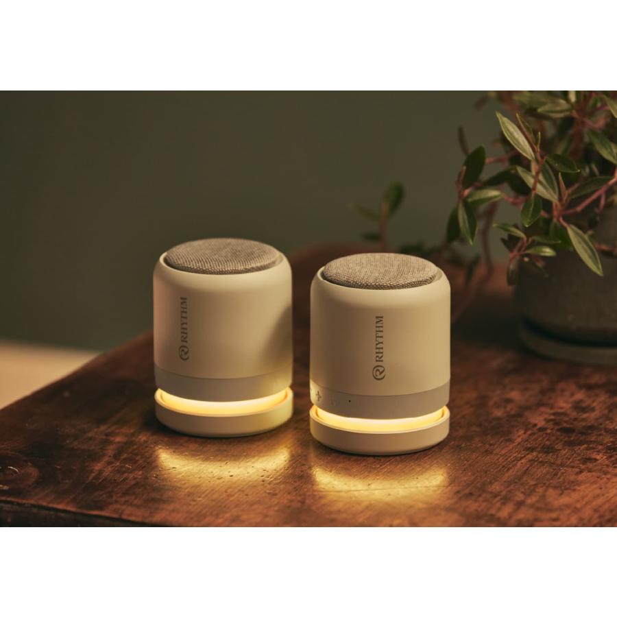 RHYTHM 防水ポータブルシアタースピーカー MAGSPEAKER DUO スマホ