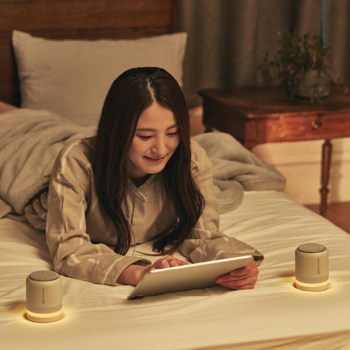 RHYTHM 防水ポータブルシアタースピーカー MAGSPEAKER DUO スマホ