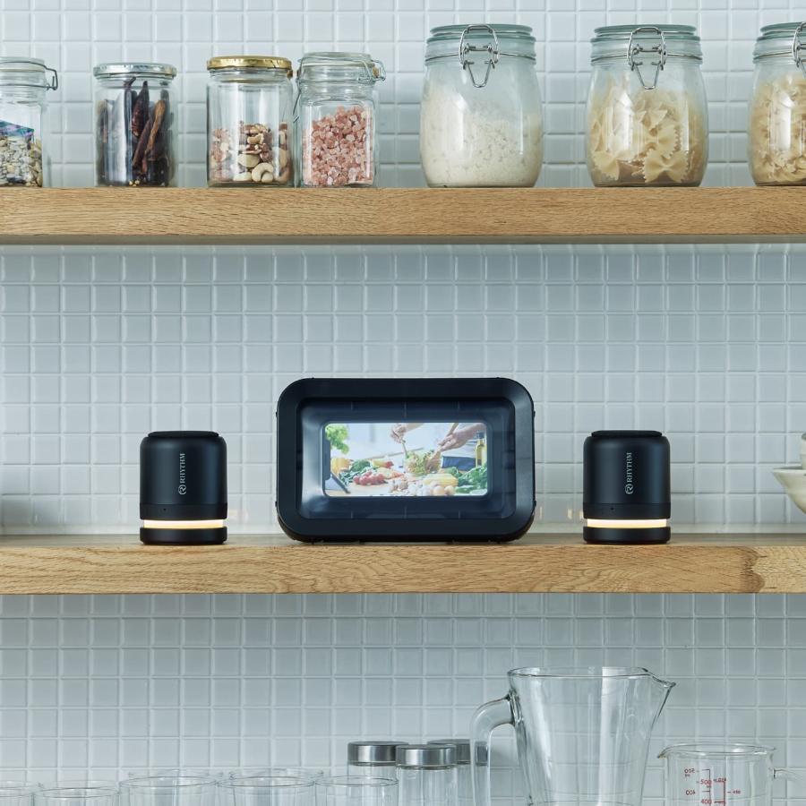 RHYTHM 防水ポータブルシアタースピーカー MAGSPEAKER DUO スマホ