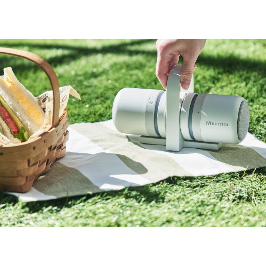 RHYTHM Magspeaker Duo 防水ポータブルシアタースピーカー RHYTHM 防水ポータブルシアタースピーカー MAGSPEAKER DUO