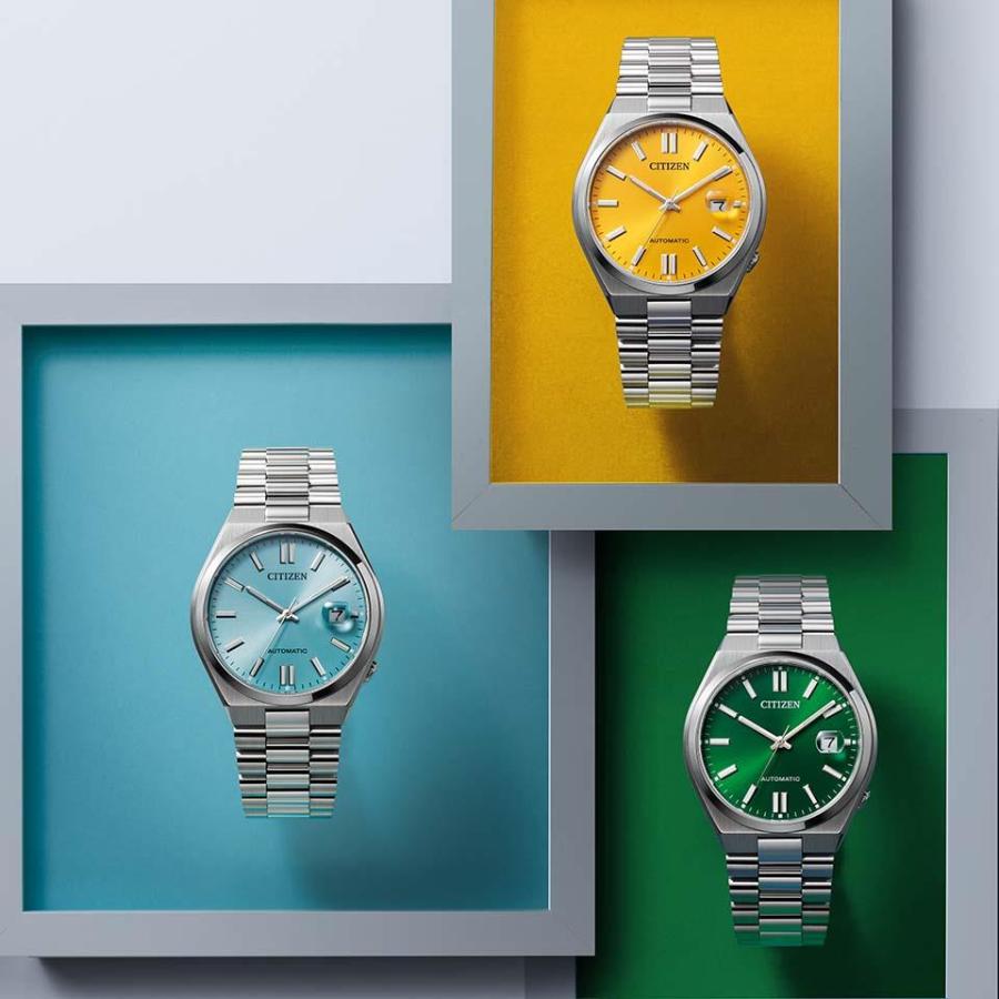 【美品動作品】CITIZEN シチズン コレクション 自動巻 機械式 腕時計 CITIZEN COLLECTION 機械式 自動巻き 4Colors シチズン