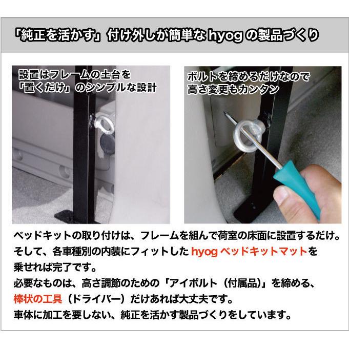 アトレー アトレーワゴン S321/S331 ハーフサイズベッドキット 車中泊