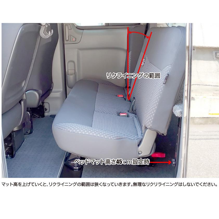 日産（NISSAN） NV200 バネットワゴン ベッドキット [硬質マット 