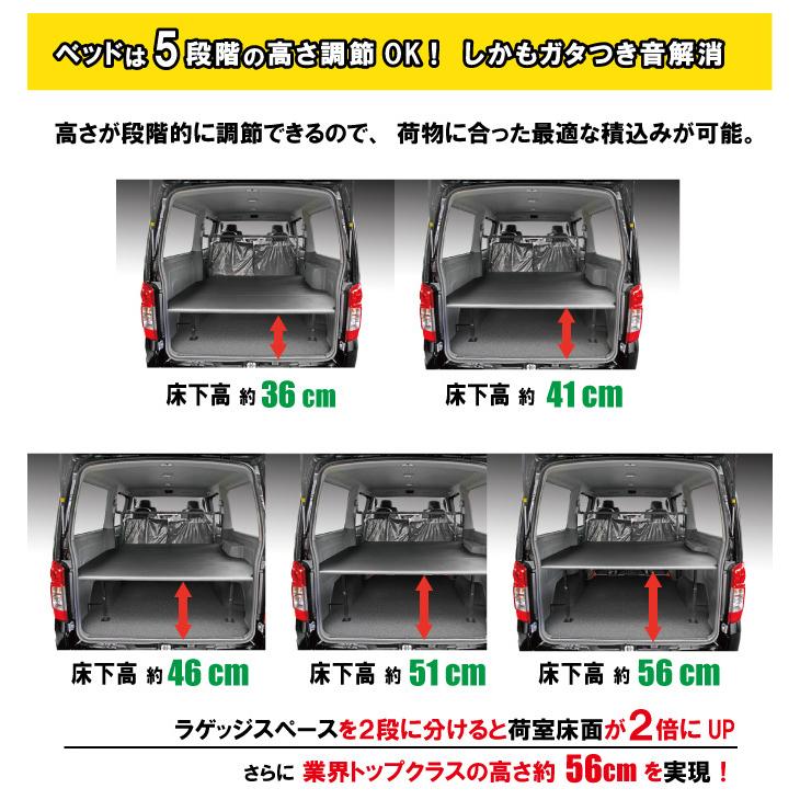 海外 ヒョーグNV350キャラバン プレミアムGX用 ベッドキット カーゴ