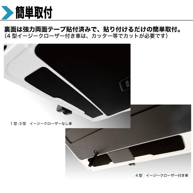 ハイエース ハイエース200系 リアゲートガード バックドアの保護材