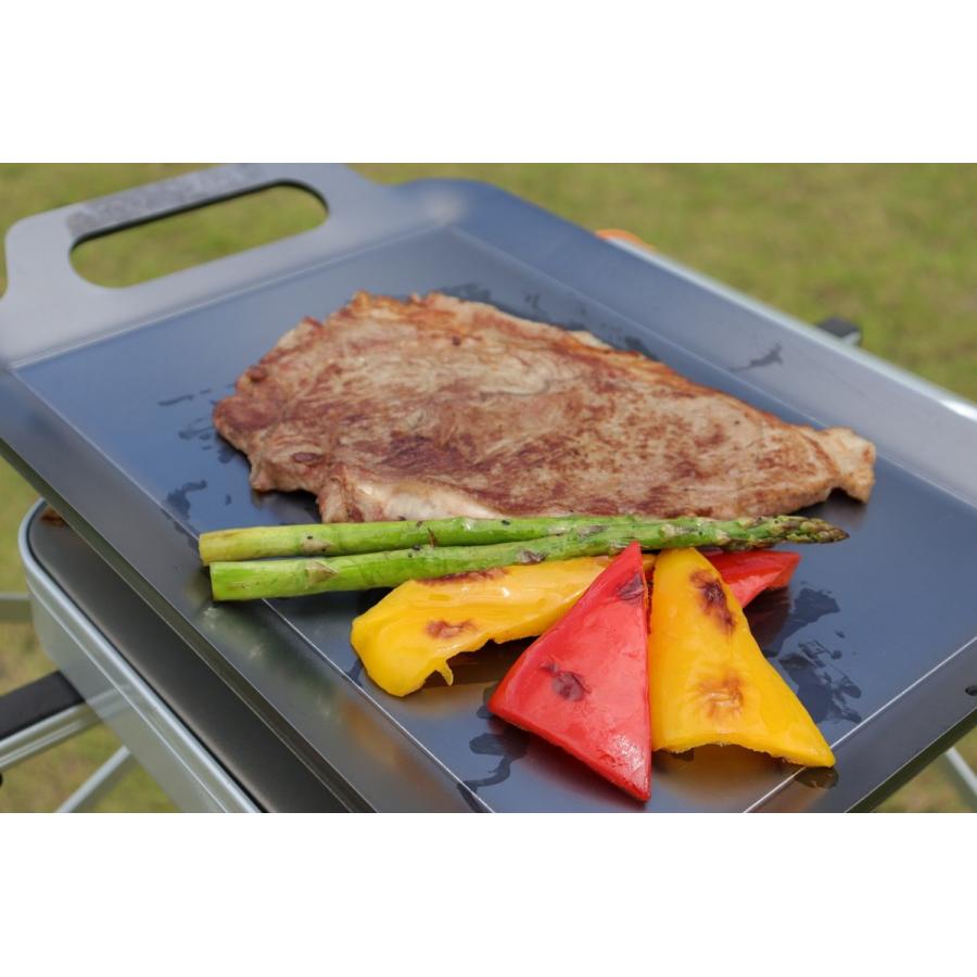 日本鉄具製作」極厚BBQ鉄板 Sワイドサイズ（6mm BBQ-T426