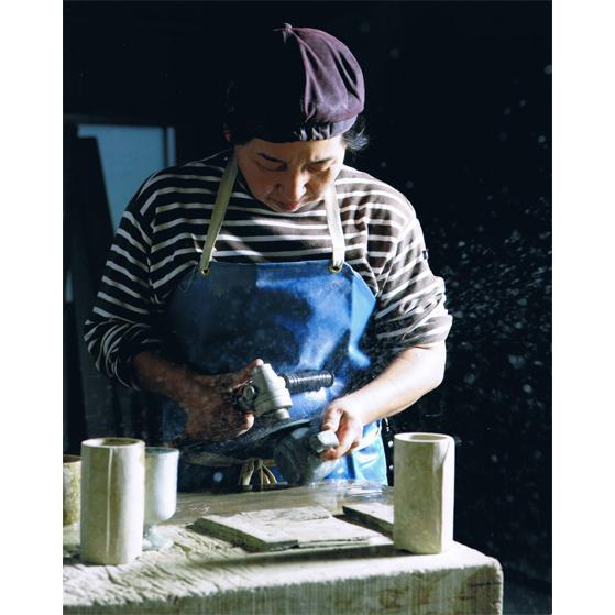 現代宝殿石器 石ころRi」高砂産竜山石 焼酎ロック杯 1個 : ひょうごの