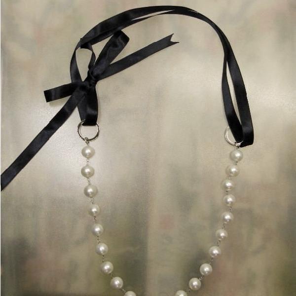 神戸花真珠 淡水パール 真珠 リボンネックレス21 79 15 ひょうごの特産品 通販 Yahoo ショッピング