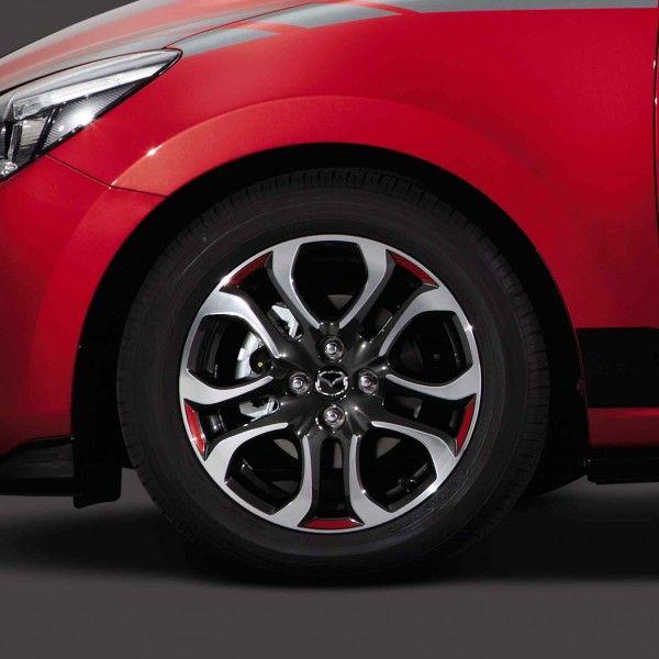 マツダ（Mazda） ホイールデカール /マツダ純正オプション/デミオDJ
