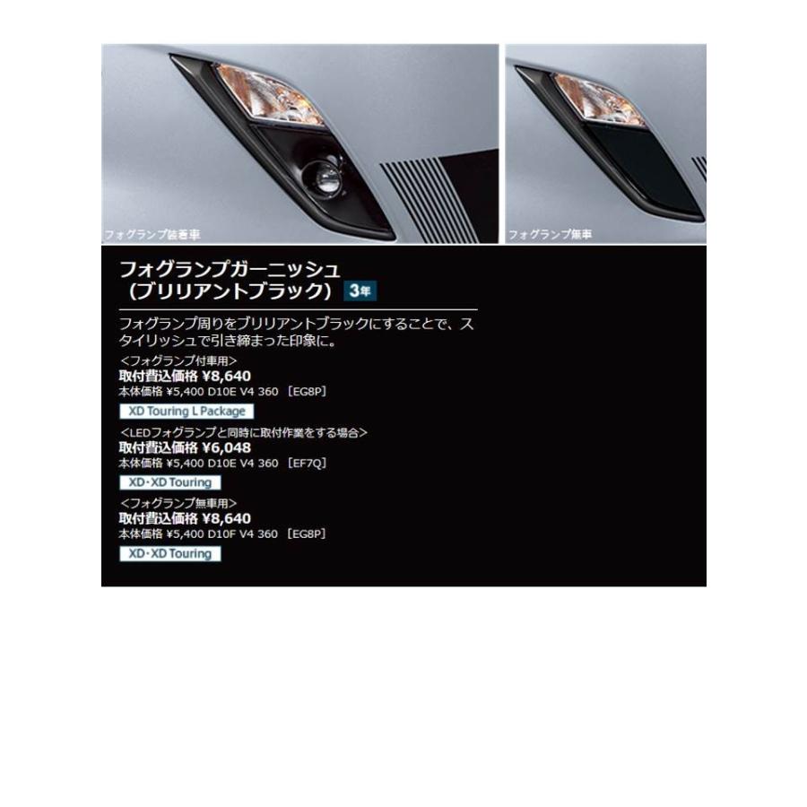 マツダ（Mazda） マツダ（MAZDA）フォグランプガーニッシュ