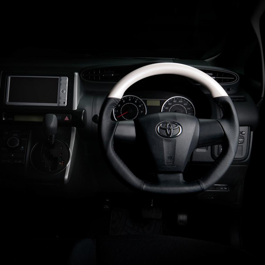 REAL（車） REAL レアル ステアリングハンドル パールホワイト