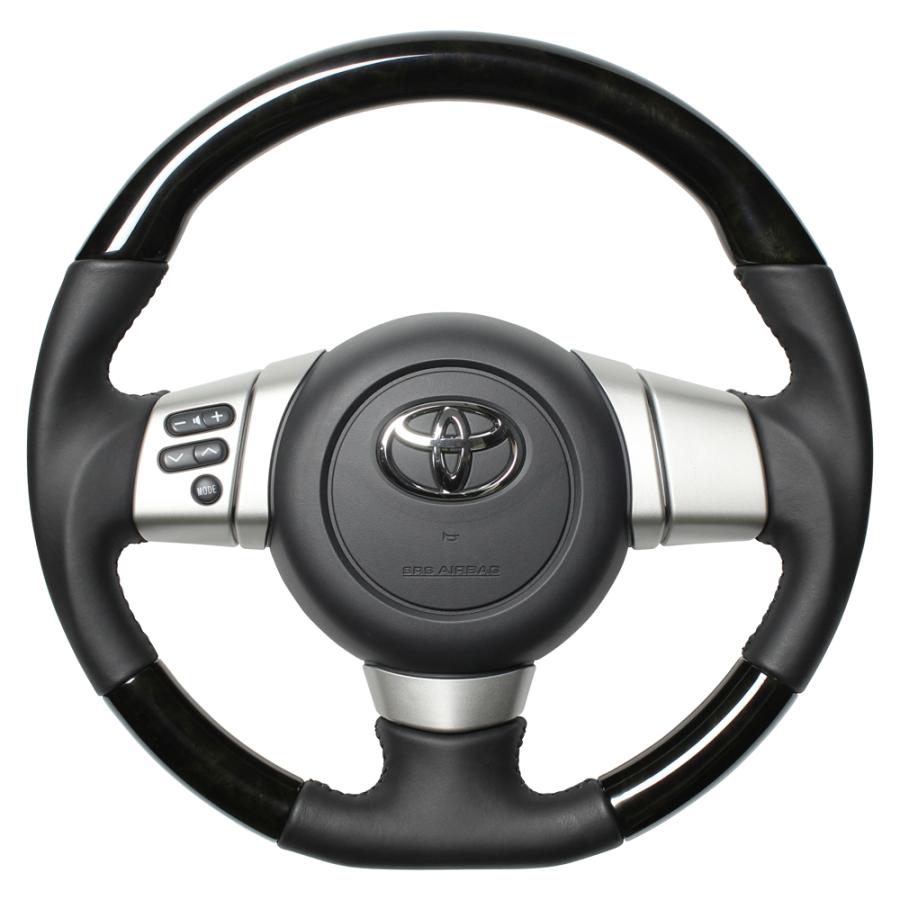 REAL（車） REAL レアル ステアリングハンドル ブラックウッド  