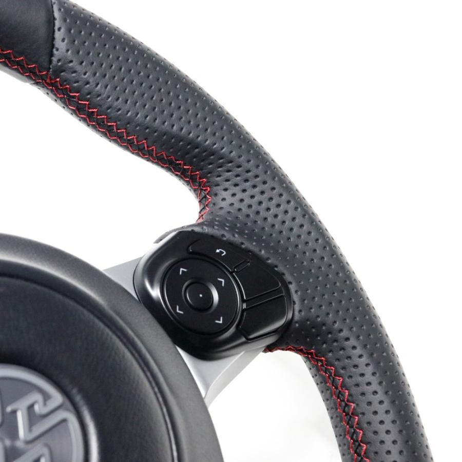 REAL（車） REAL レアル ステアリングハンドル オールレザー レッド