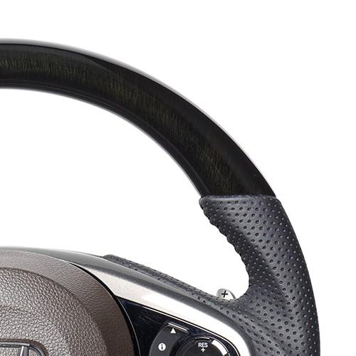 REAL（レアル） ステアリングハンドル 38Bブラックウッド ブラック