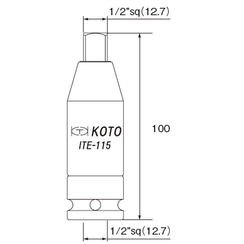 新品 KOTO 江東産業 TORQUE EXTENSION トルクエクステンション 普通車用 ITE-115 KOTO 江東産業 トルクエクステンション ITE-115 : HYOGOPARTS - 通販