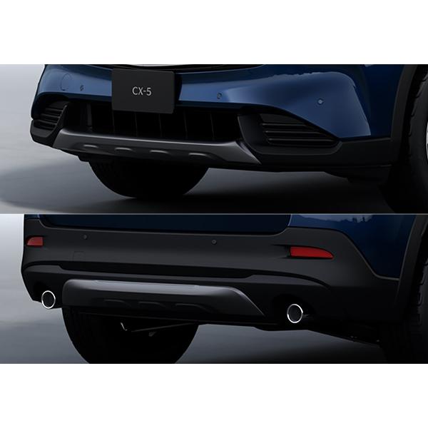 マツダ CX-5 テールウインド/センター ガーニッシュ 左右セット マツダ（Mazda） マツダ純正オプション 新型CX-5(KM系) アンダー