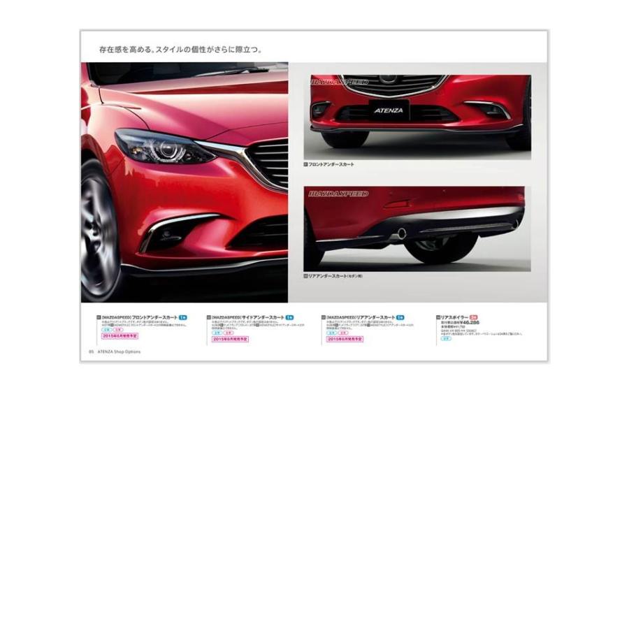 マツダ マツダスピード(MAZDASPEED)リアアンダースカート マツダ マツダスピード(MAZDASPEED)リアアンダースカート