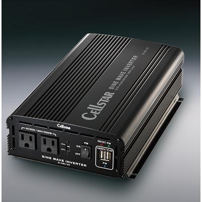 Cellstar 正弦波インバーター SIシリーズ SI-1000/12V DC/AC 