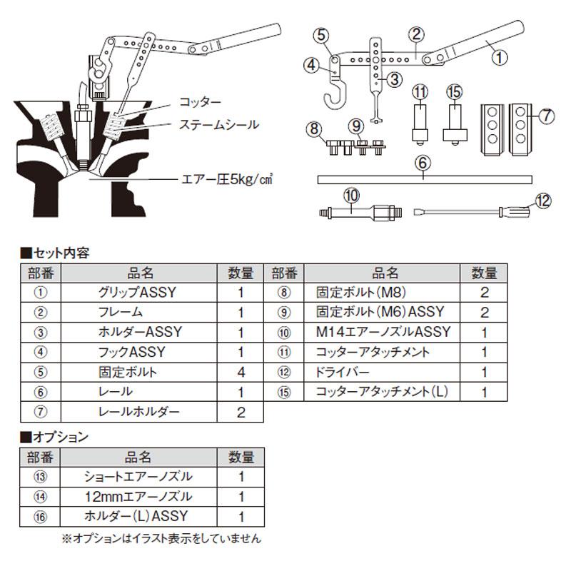 バルブスプリングリフター VS-380 バルブスプリングリフター 1個 KOTO 【通販モノタロウ】