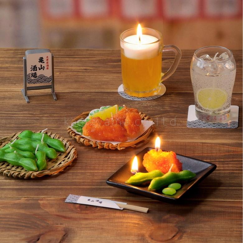 故人の好物シリーズ カメヤマ レモンサワーキャンドル レモンの香り