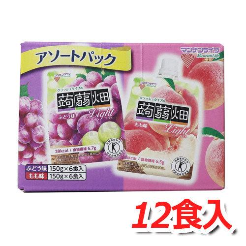 マンナンライフ クラッシュタイプの蒟蒻畑ライト アソートパック