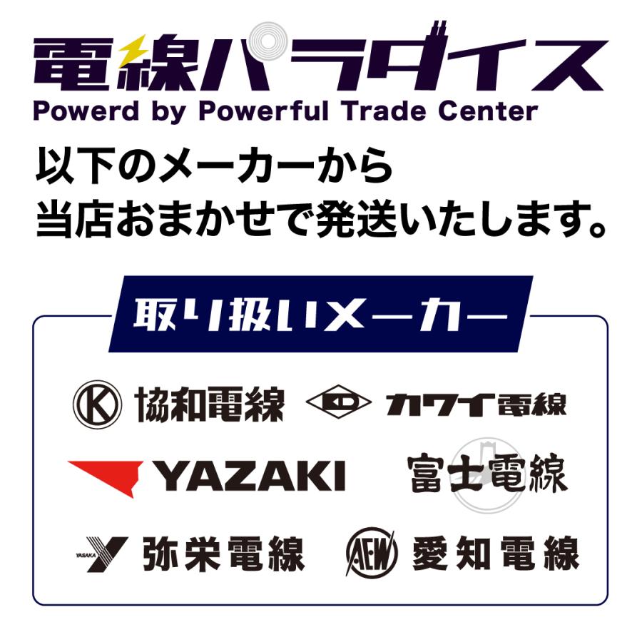 レビュー投稿で1,000円OFF】数量限定 電線 VVFケーブル 1.6mm×2芯 100m